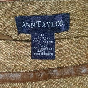 Ann Taylor Wool and silk blend slacks